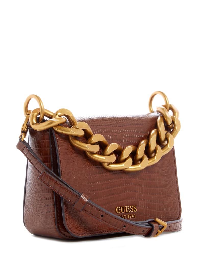 Torba Crossbody Damskie Guess Tullia Brązowe | 9162873-SW