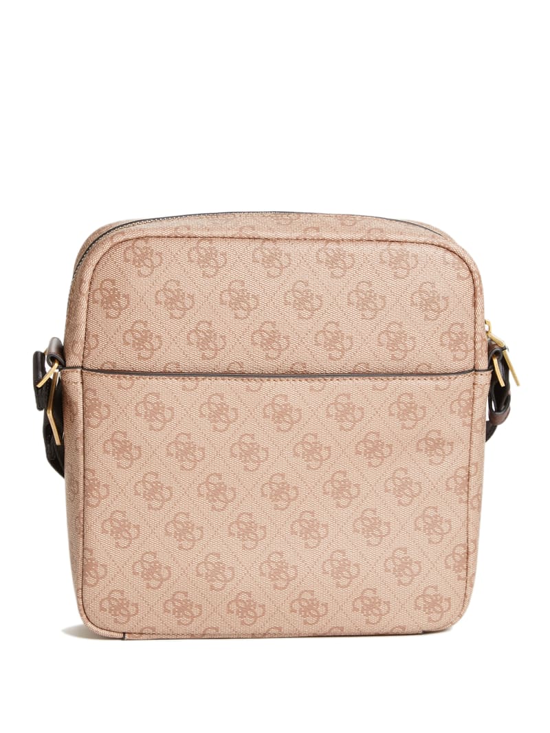 Torba Crossbody Damskie Guess Vezzola Płaskie Brązowe | 4951086-CW