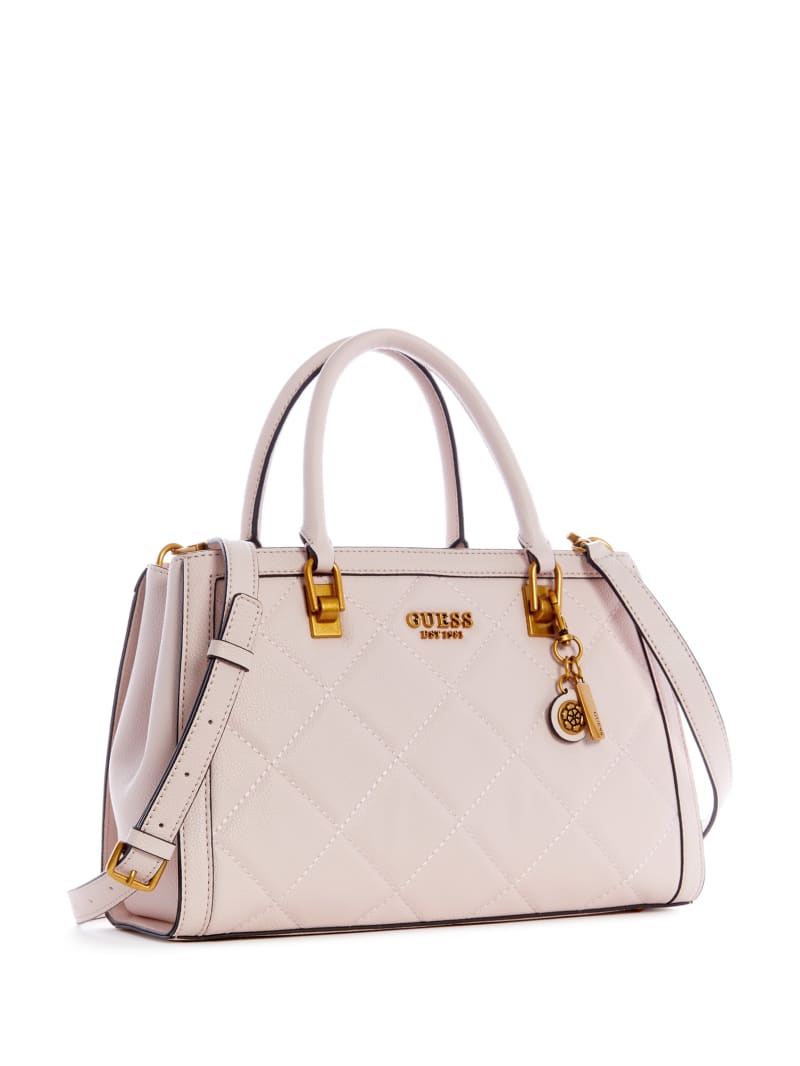 Torba Satchel Damskie Guess Abey Elite Girlfriend Różowe | 1350879-AH