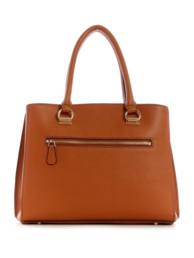 Torba Satchel Damskie Guess Alexie Girlfriend Głęboka Brązowe | 0769431-WX