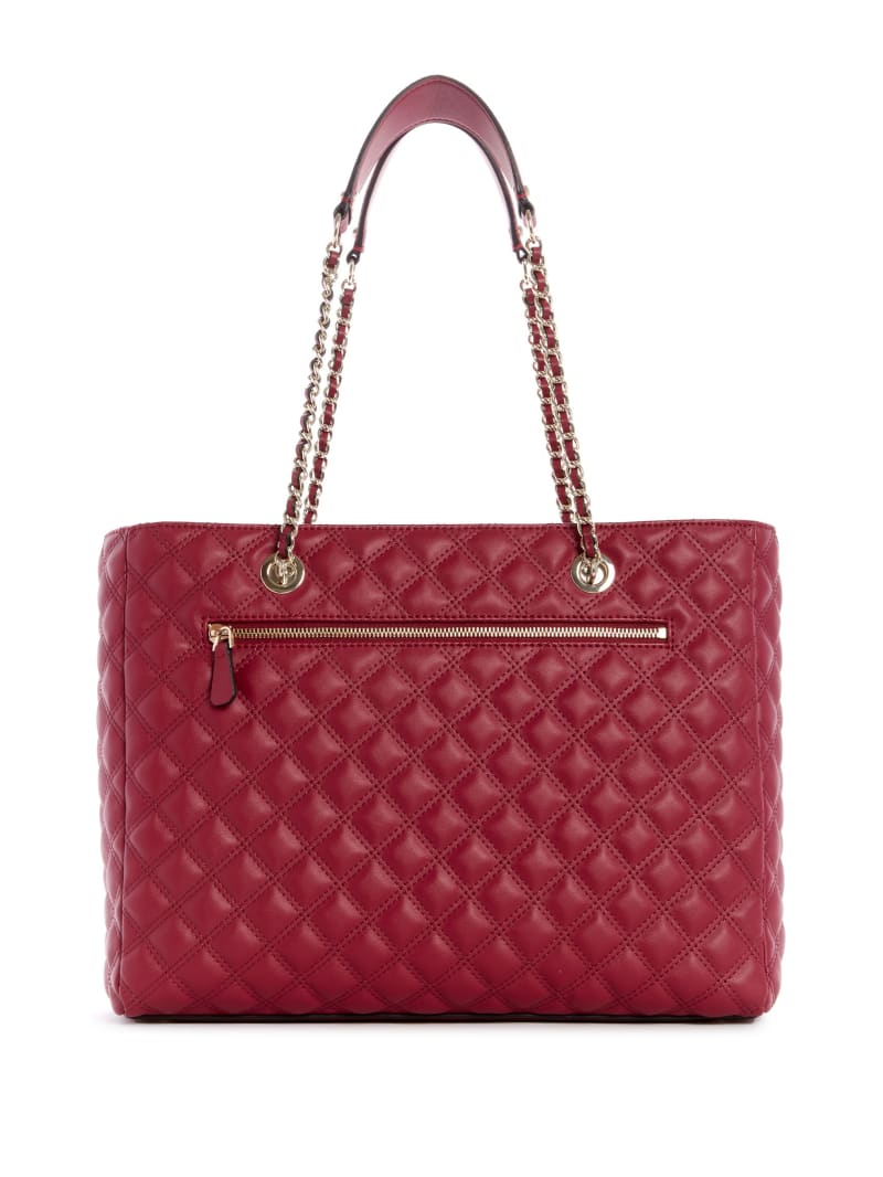 Torba Satchel Damskie Guess Cessily Quilted Fioletowe | 6152408-NM