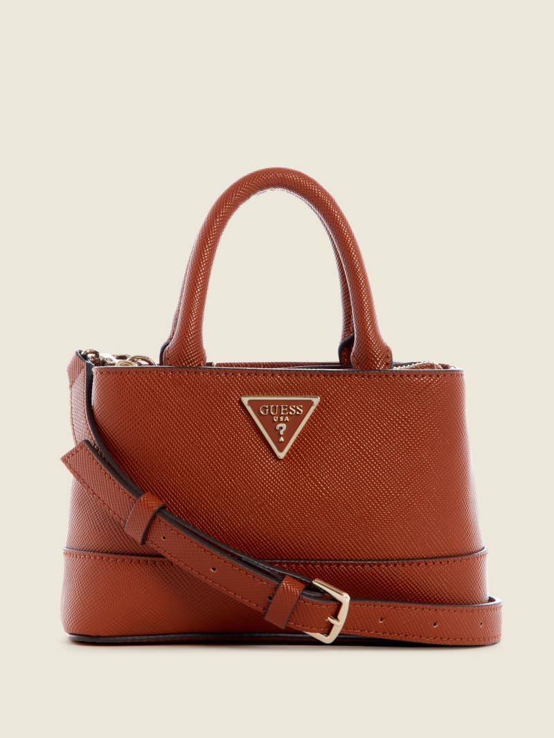 Torba Satchel Damskie Guess Cordelia Brązowe | 4768953-VE