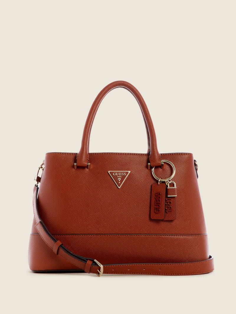 Torba Satchel Damskie Guess Cordelia Luxury Brązowe | 0468721-IW