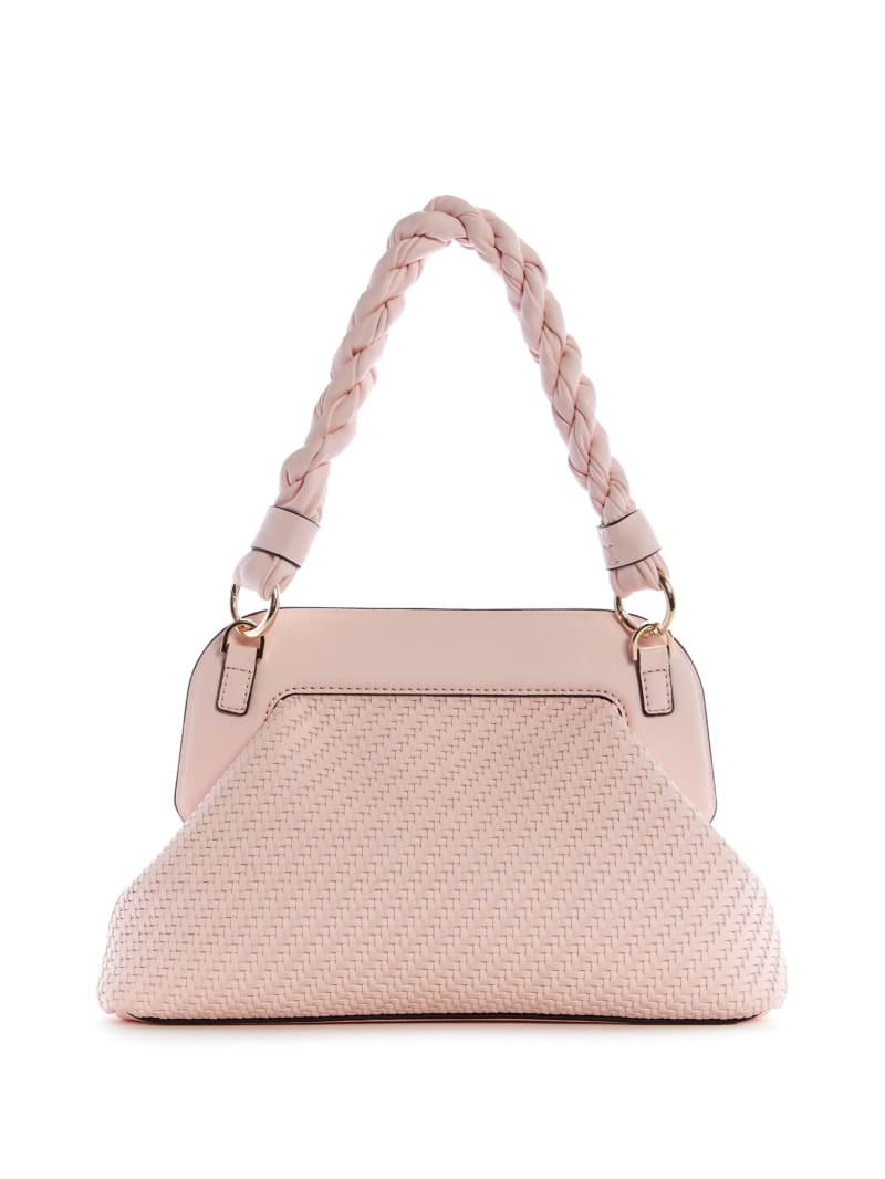 Torba Satchel Damskie Guess Hassie Różowe | 4986273-HZ