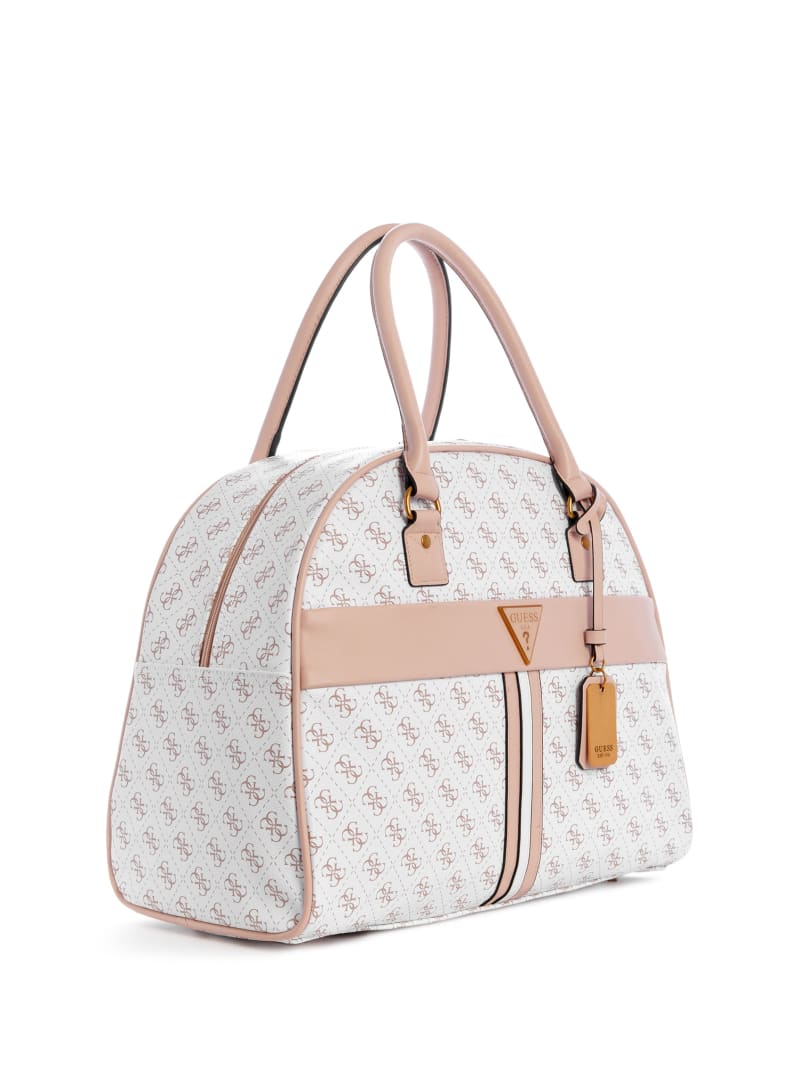 Torba Satchel Damskie Guess Kasinta Dome Białe | 9256013-HS