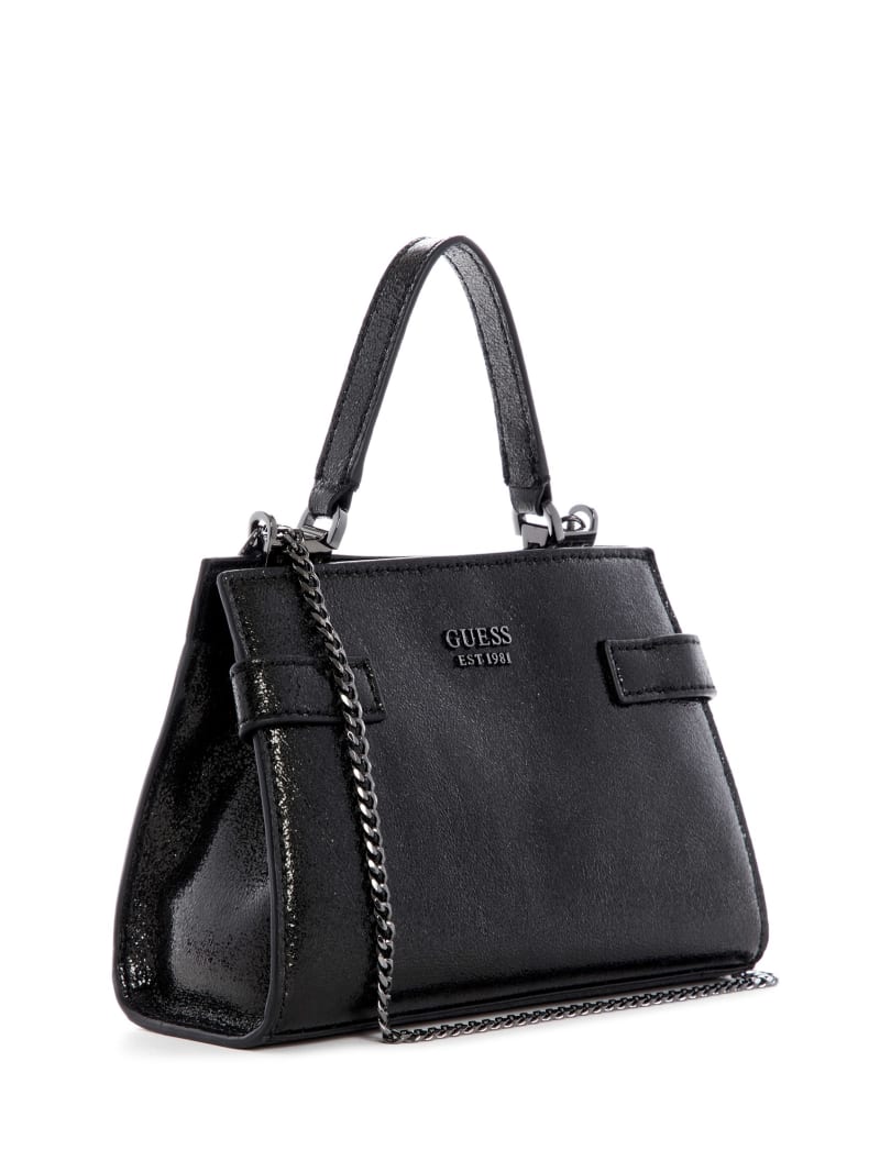 Torba Satchel Damskie Guess Moxie Czarne | 3295874-OJ