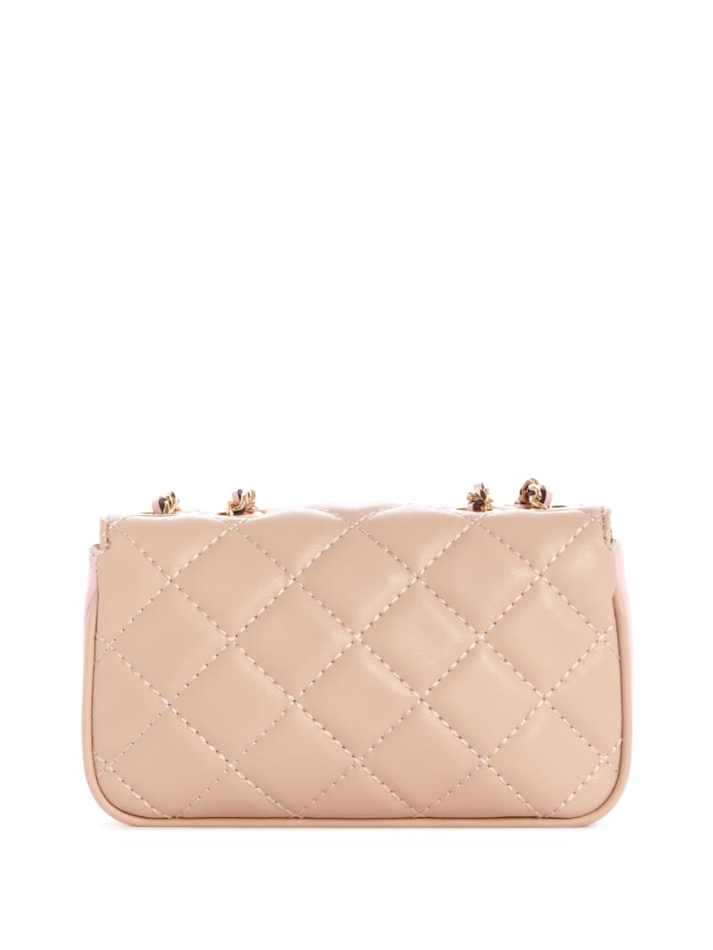 Torby Mini Damskie Guess Cessily Quilted Convertible Różowe | 4123098-FG