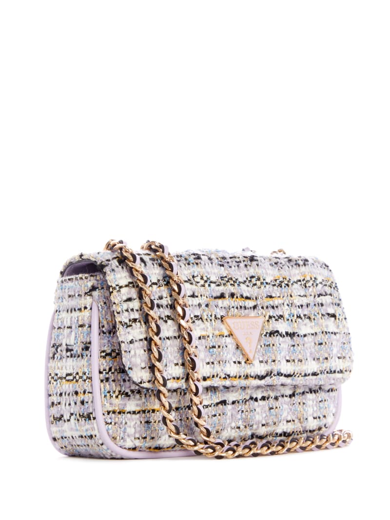 Torby Mini Damskie Guess Cessily Tweed Micro Kolorowe | 5128960-XK