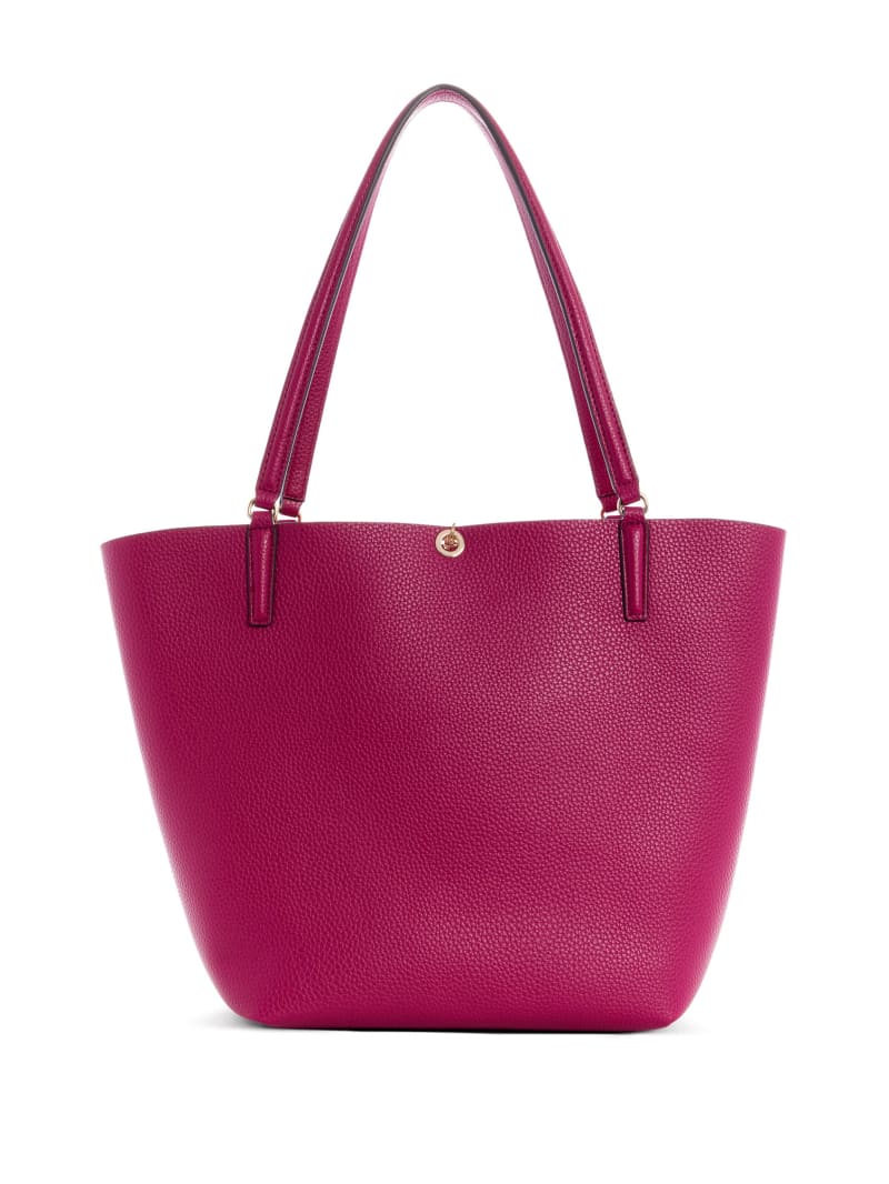 Torby Tote Damskie Guess Alby Toggle Fuksja | 8469572-NZ