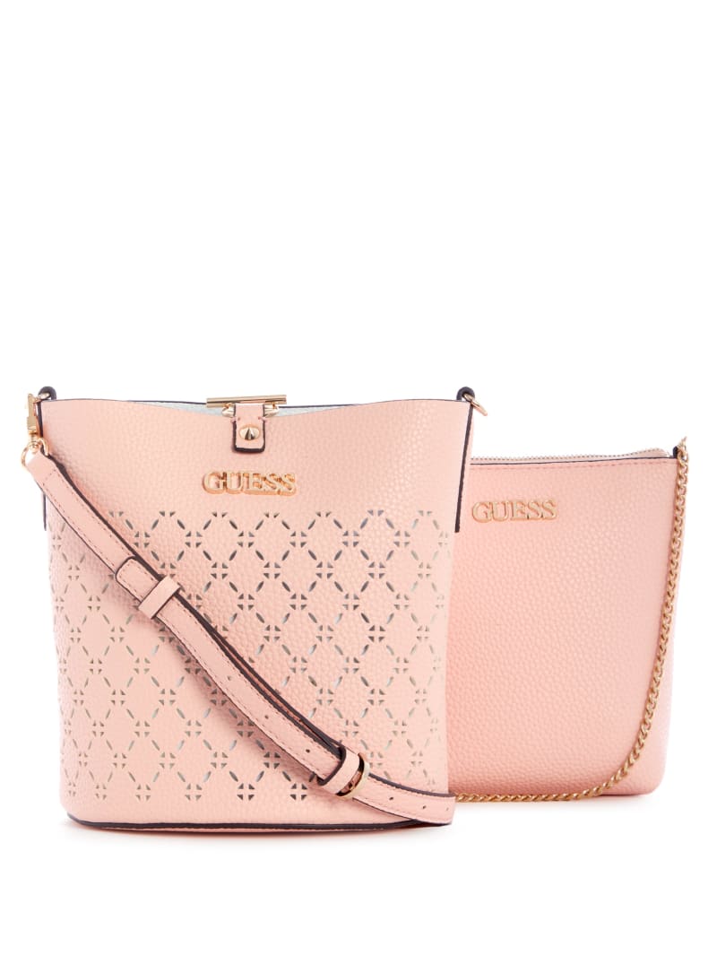 Torby Tote Damskie Guess Amara Koralowe | 3071492-YP