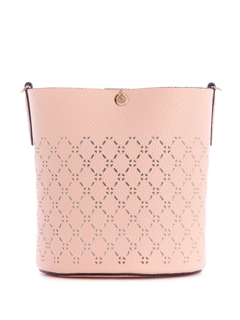 Torby Tote Damskie Guess Amara Koralowe | 3071492-YP