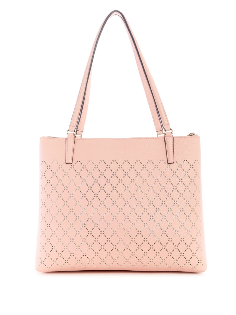 Torby Tote Damskie Guess Amara Society Koralowe | 8927063-BE