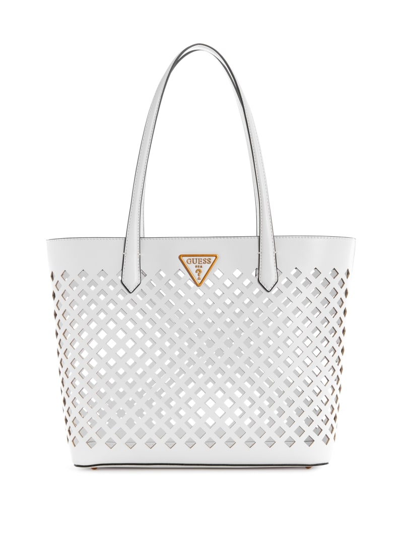 Torby Tote Damskie Guess Aqua Białe | 3401862-VY