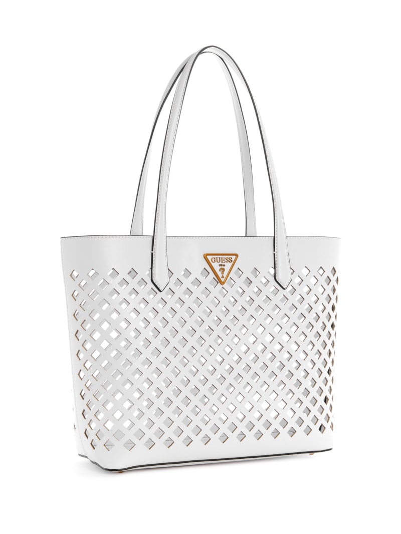 Torby Tote Damskie Guess Aqua Białe | 3401862-VY