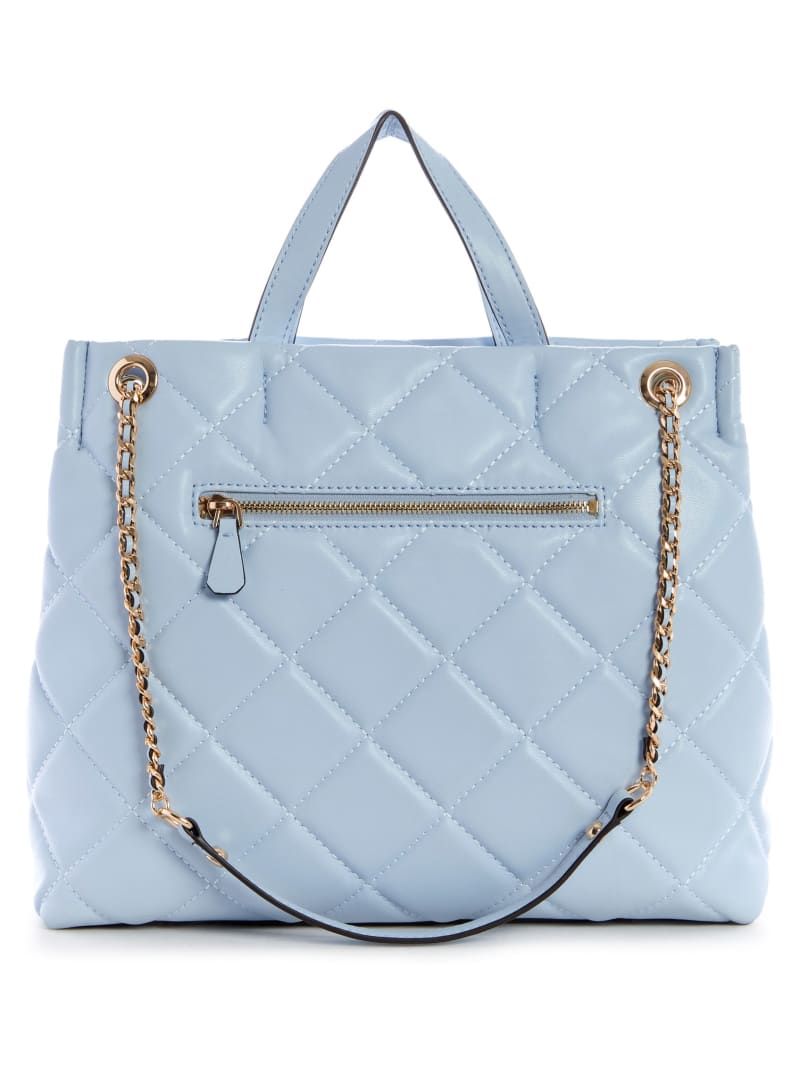 Torby Tote Damskie Guess Cessily Girlfriend Niebieskie | 2148097-LU