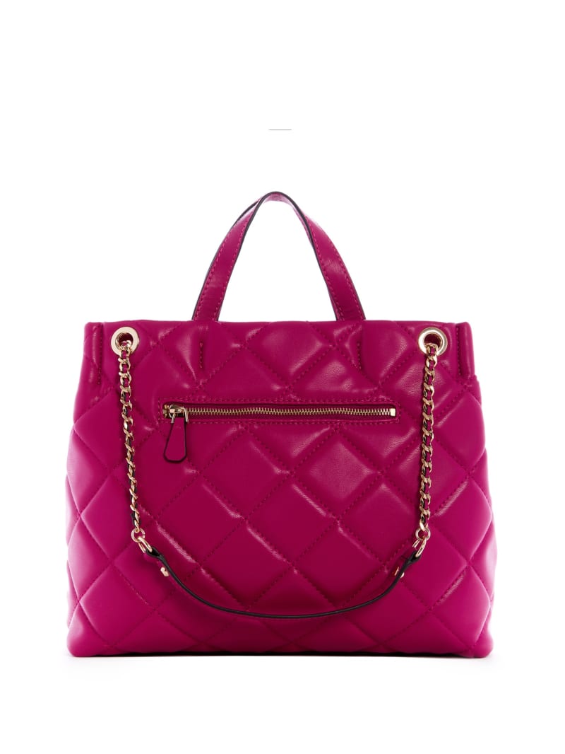 Torby Tote Damskie Guess Cessily Girlfriend Fuksja | 8679103-WY