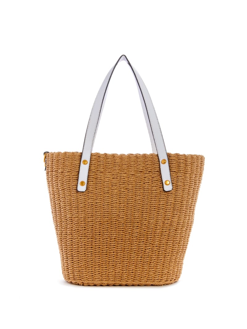 Torby Tote Damskie Guess Lilica Białe | 3658970-VQ