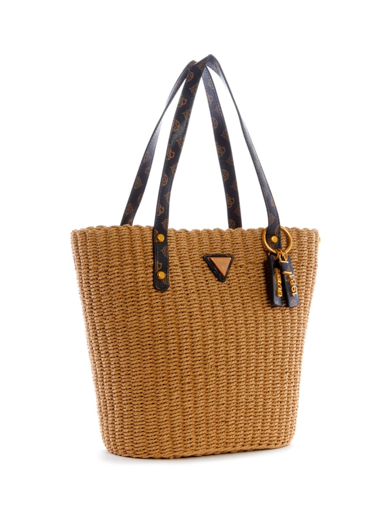 Torby Tote Damskie Guess Lilica Brązowe | 9371580-MD