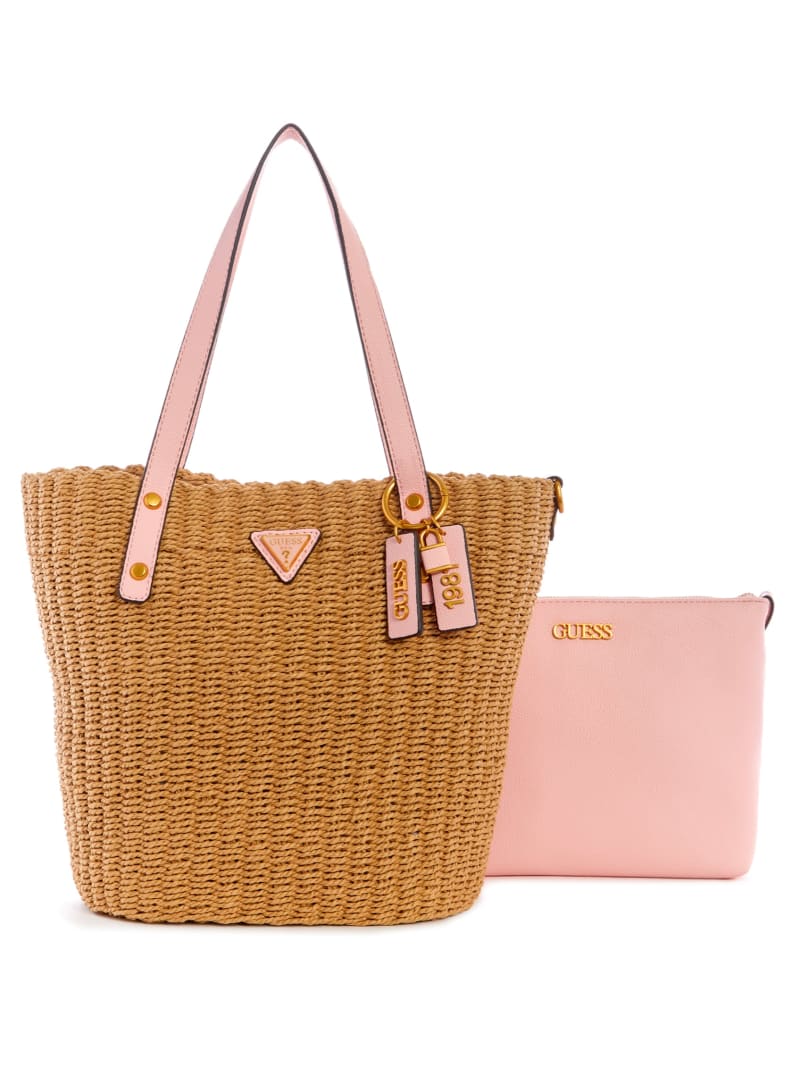 Torby Tote Damskie Guess Lilica Koralowe | 5493068-OM