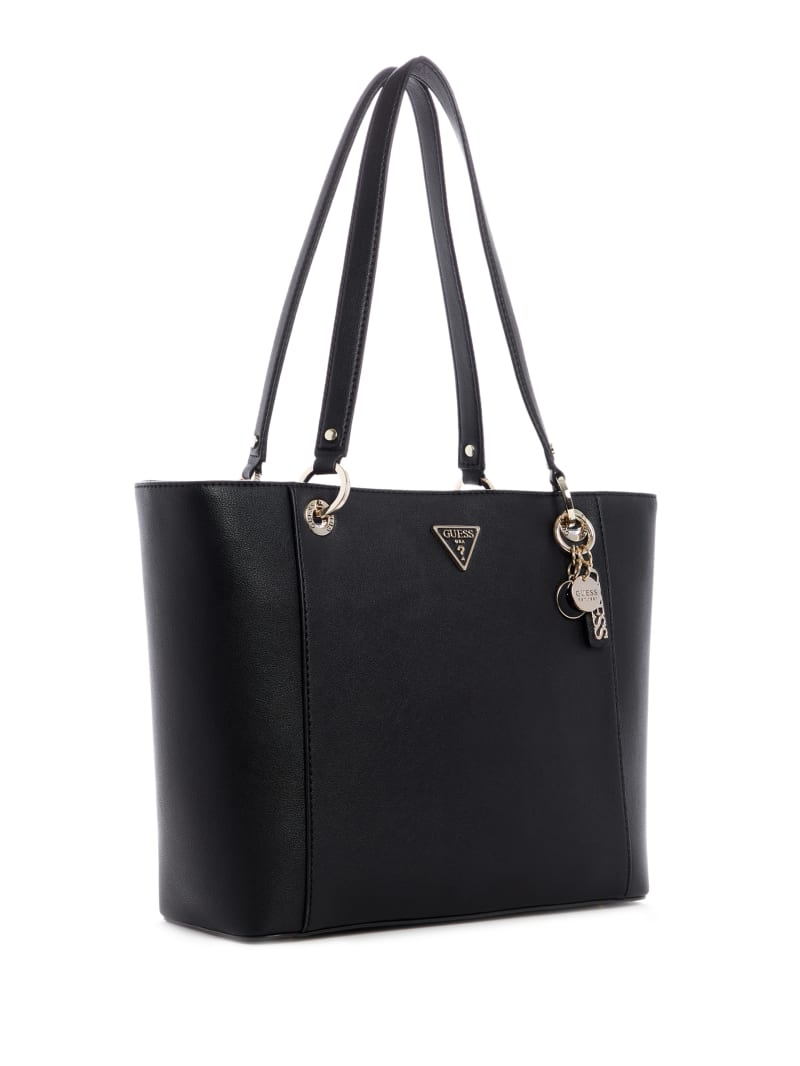 Torby Tote Damskie Guess Noelle Elite Czarne | 0534261-YP