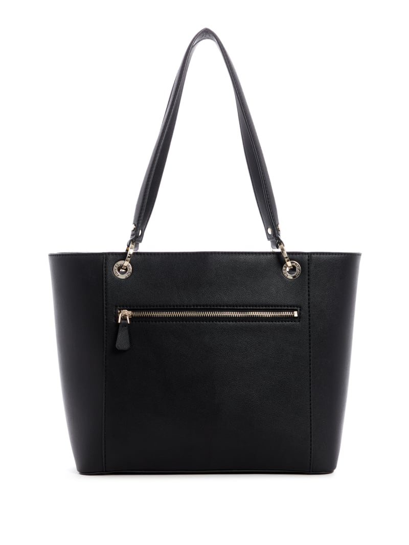 Torby Tote Damskie Guess Noelle Elite Czarne | 0534261-YP