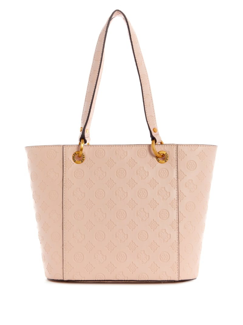 Torby Tote Damskie Guess Noelle Small Elite Różowe | 4879201-GN