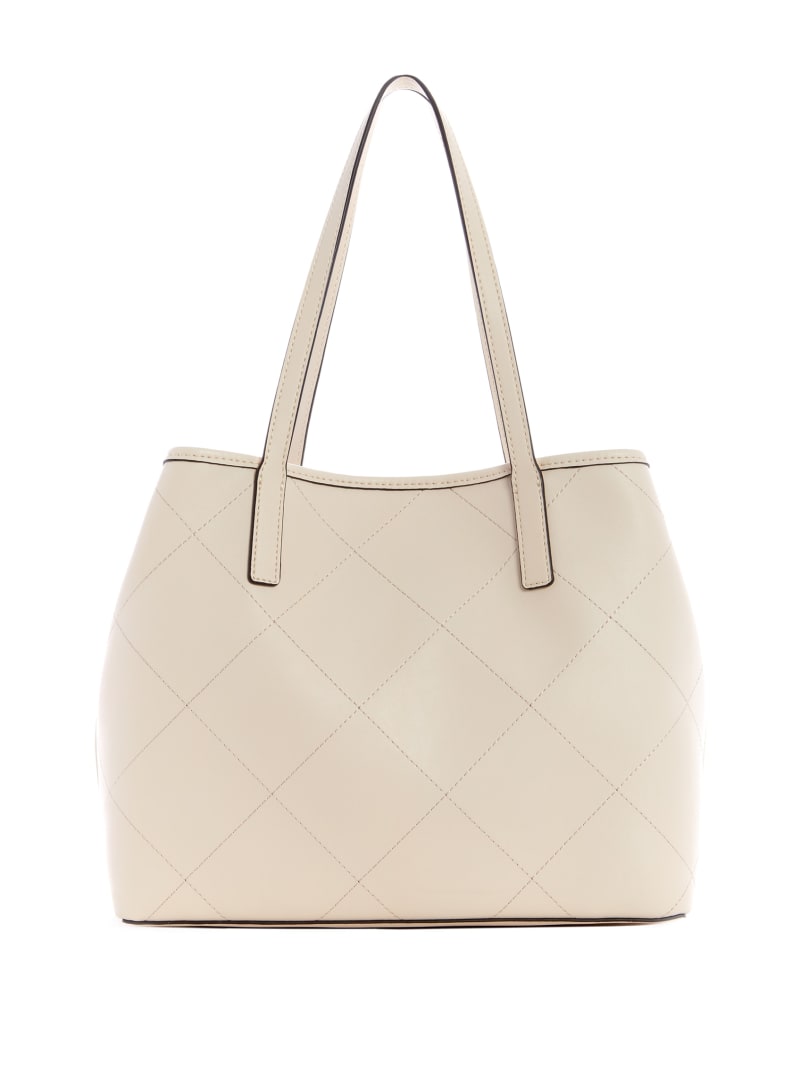 Torby Tote Damskie Guess Vikki Quilted Szare | 2475983-ER