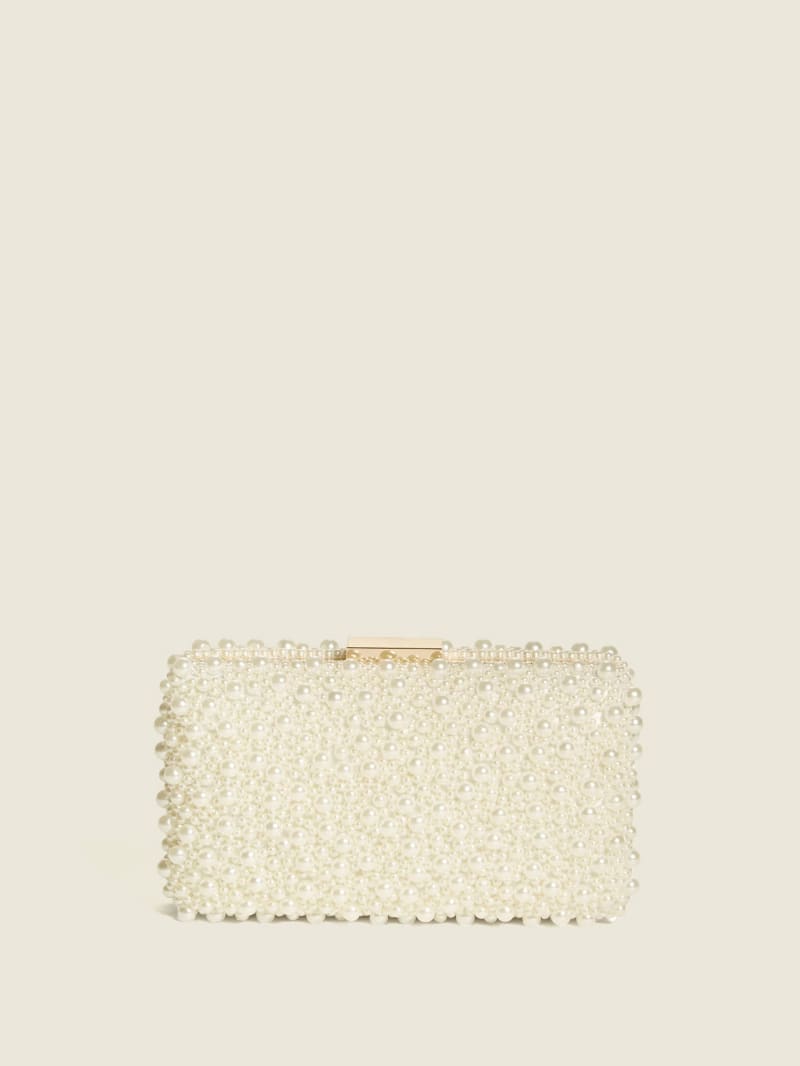 Torebki Damskie Guess Pearl Clutch Złote | 3485102-VC