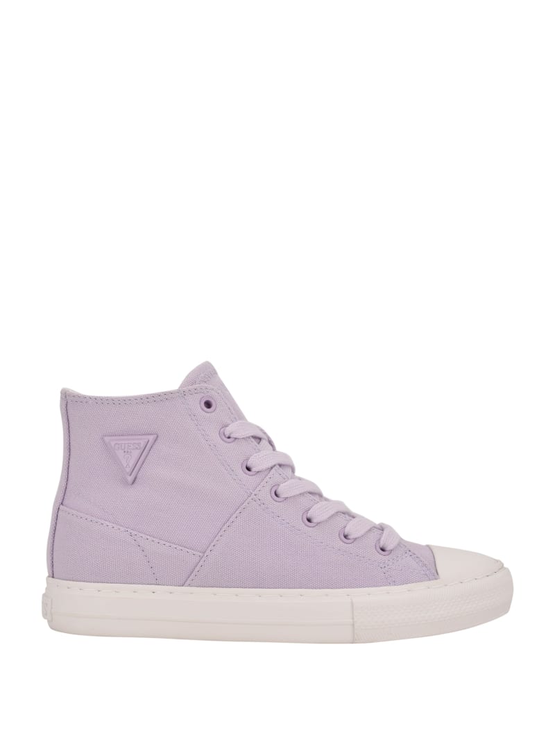 Trampki Damskie Guess Prinze High-Top Płócienne Fioletowe | 7469832-KZ