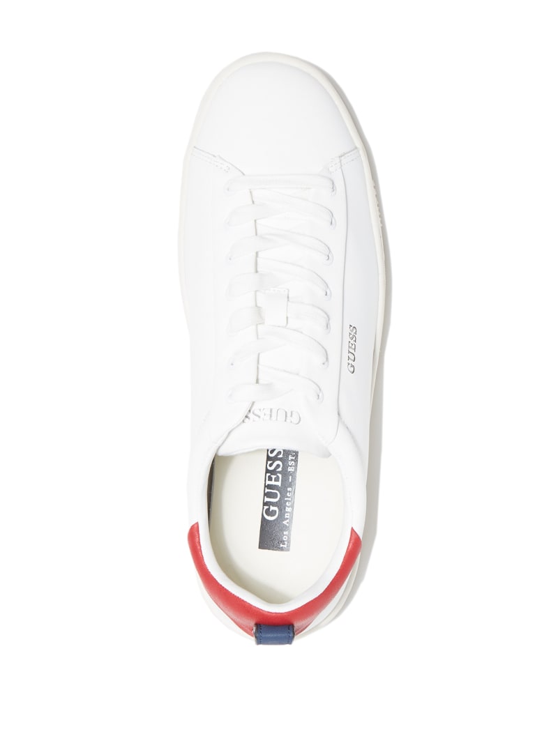 Trampki Męskie Guess Vice Low-Top Białe | 0469215-GP