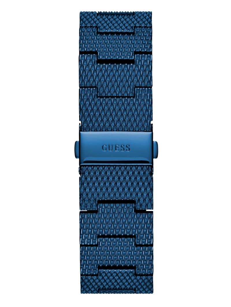 Zegarek Damskie Guess Blue Diamond Rectangular Niebieskie | 4063795-XY