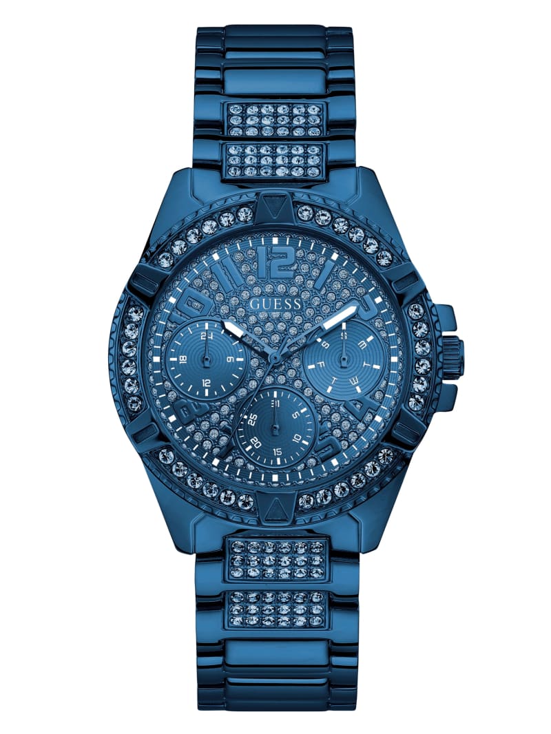 Zegarek Damskie Guess Blue Wielofunkcyjny Niebieskie | 3456792-ZR