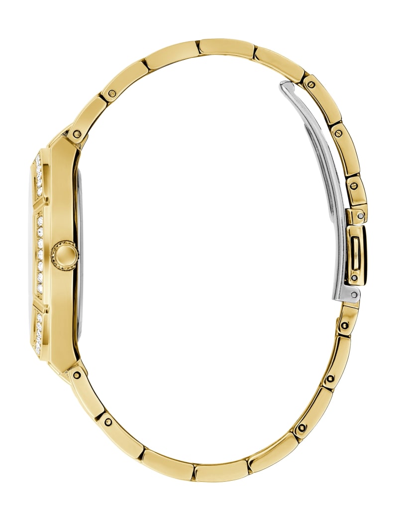 Zegarek Damskie Guess Gold-Tone Champagne Analog Złote | 9123605-HL