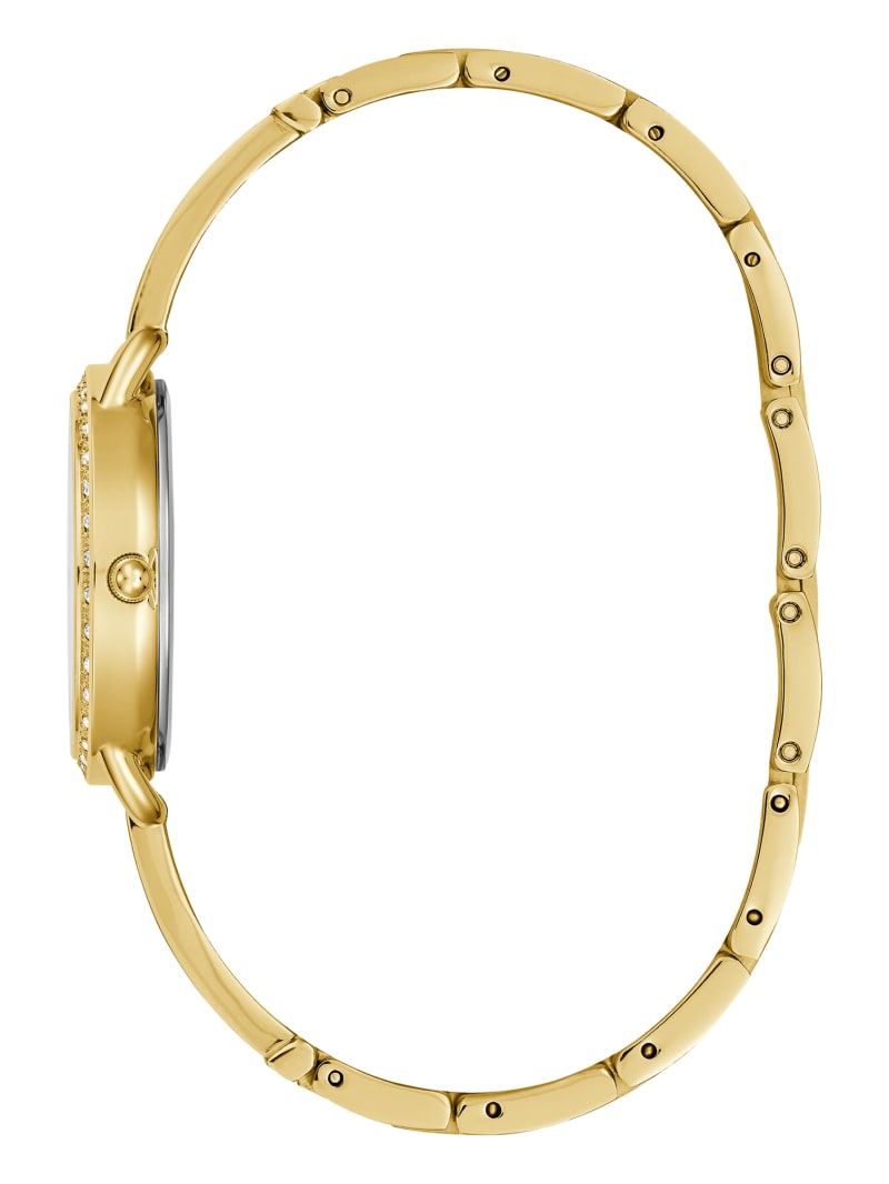 Zegarek Damskie Guess Gold-Tone Crystal Analog Złote | 4957102-XS