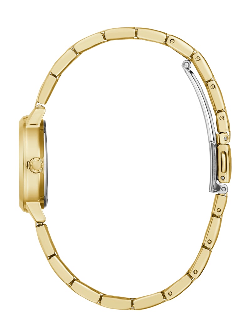 Zegarek Damskie Guess Gold-Tone Diamond Analog Złote | 9680231-XA