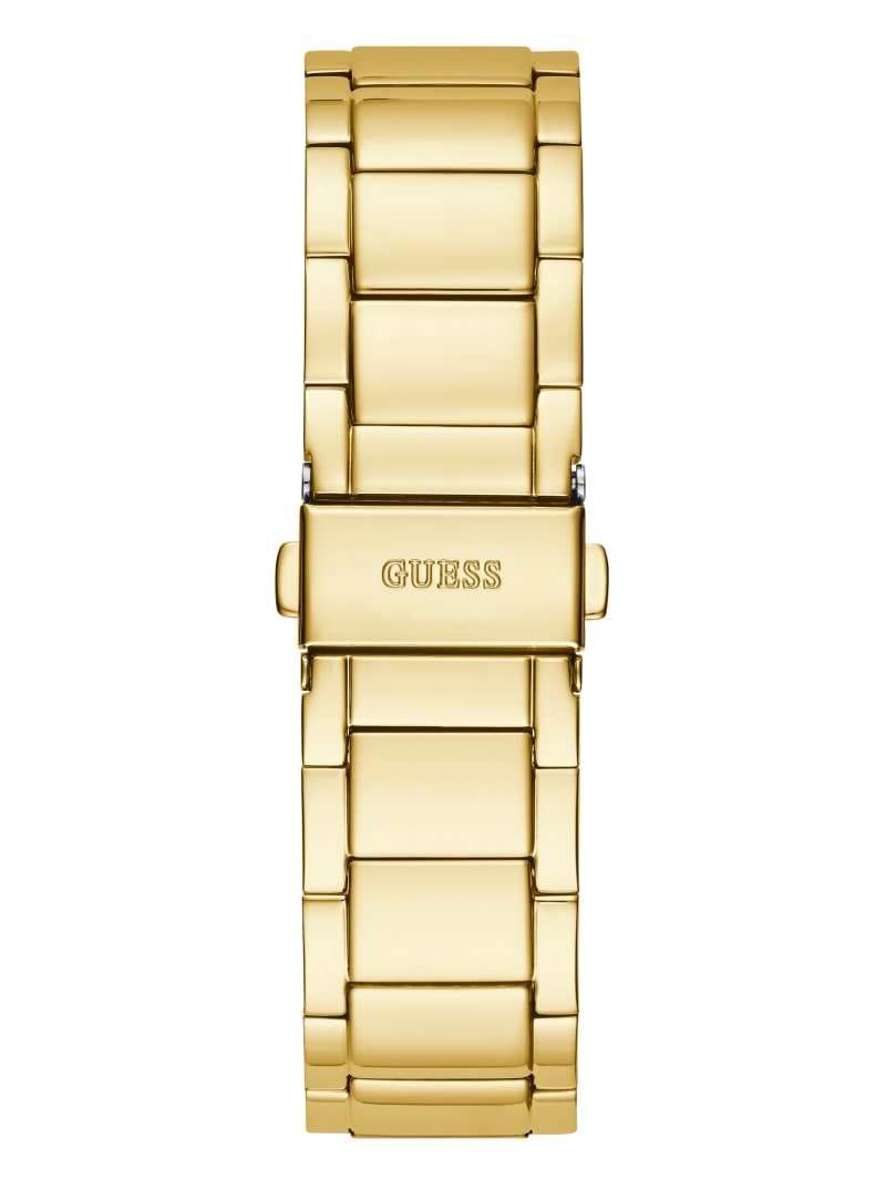 Zegarek Damskie Guess Gold-Tone Exposed Dial Analog Złote | 3547016-KB