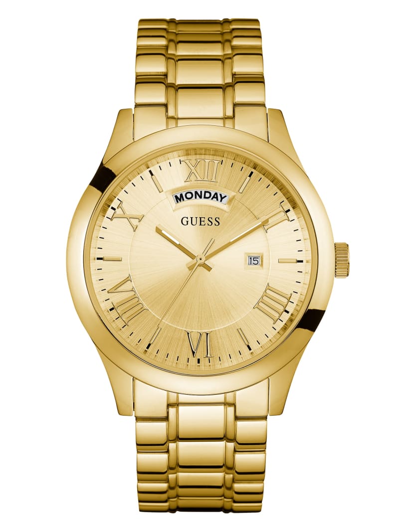 Zegarek Damskie Guess Gold-Tone Klasyczne Wielofunkcyjny Złote | 9730261-XC