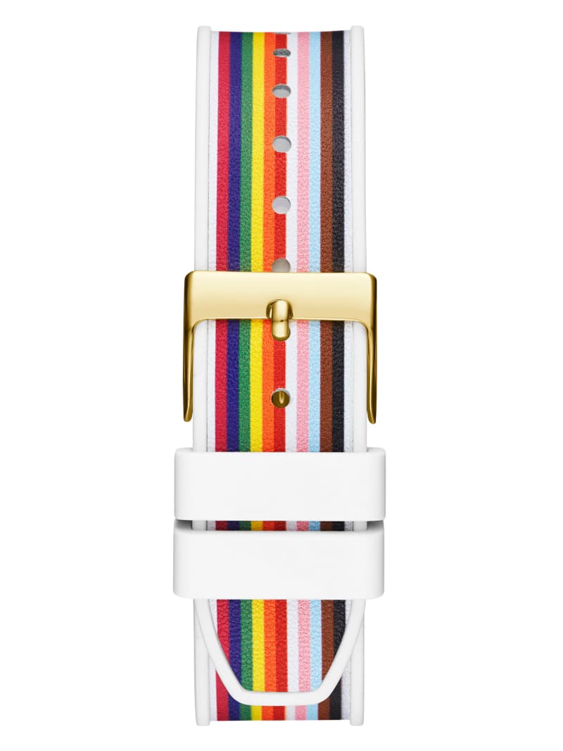 Zegarek Damskie Guess Gold-Tone Rainbow Kolorowe | 0427539-BP