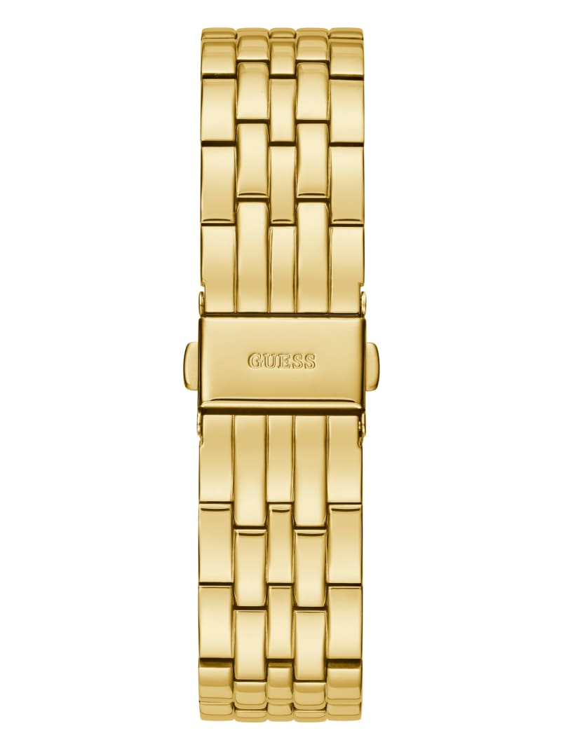 Zegarek Damskie Guess Gold-Tone Rhinestone Analog Złote | 2395067-TN