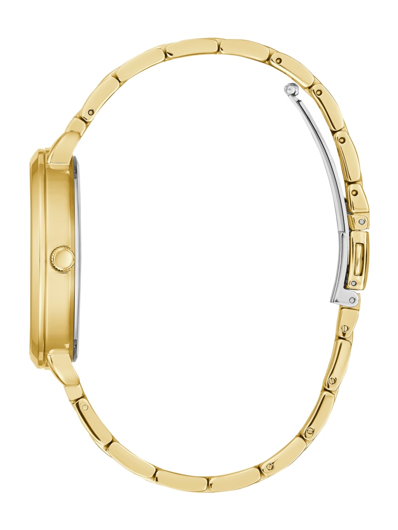 Zegarek Damskie Guess Gold-Tone Rose Analog Złote | 8064752-UI