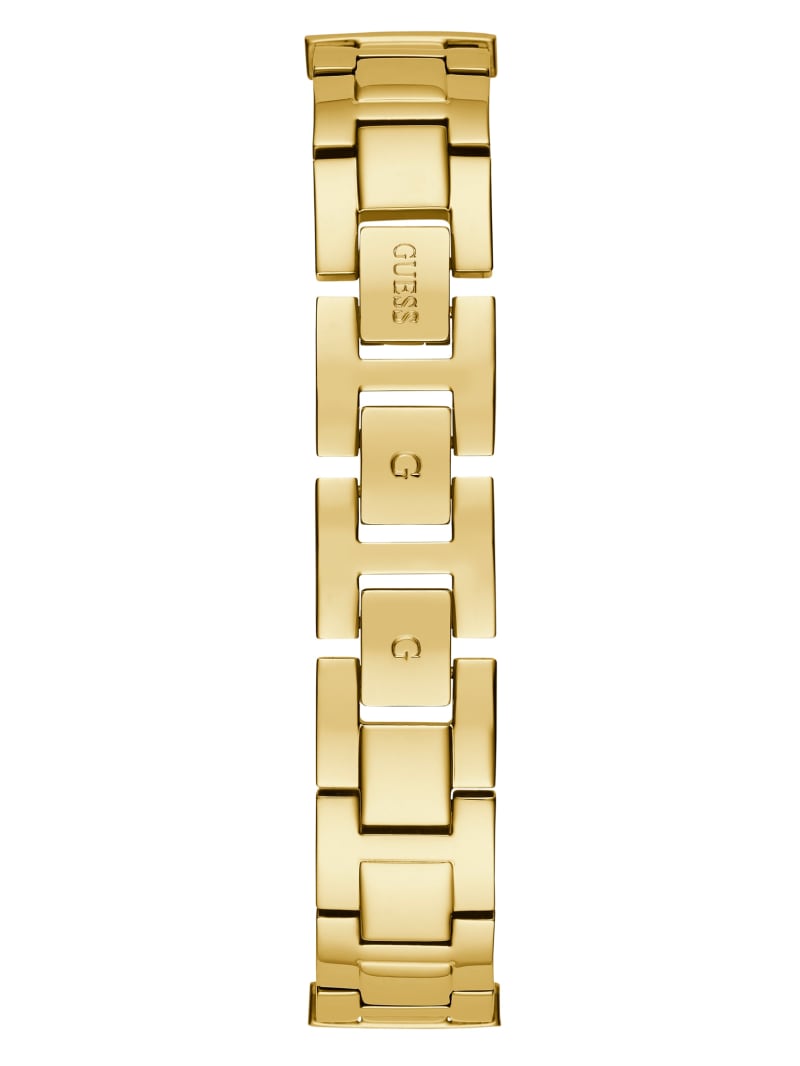 Zegarek Damskie Guess Gold-Tone and Rhinestone Analog Złote | 7905613-DC