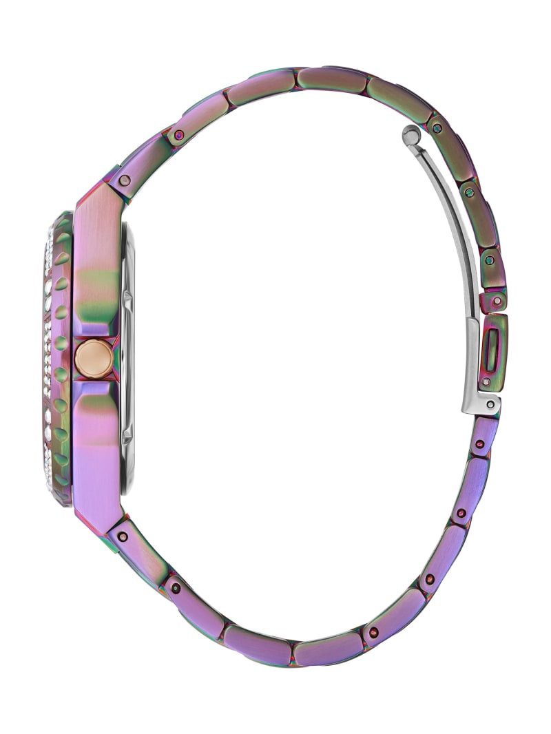 Zegarek Damskie Guess Iridescent Glitz Wielofunkcyjny Kolorowe | 1678230-NW