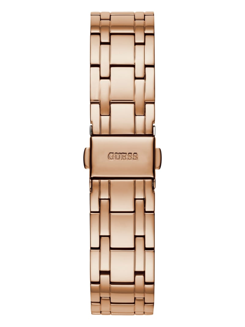 Zegarek Damskie Guess Rose Gold-Tone Analog Różowe Złote | 1078392-WE