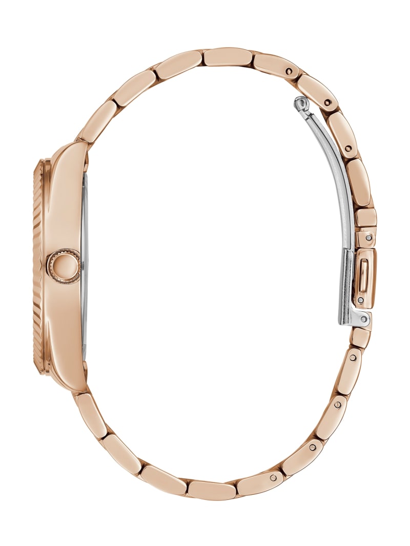 Zegarek Damskie Guess Rose Gold-Tone Analog Różowe Złote | 1670942-DQ