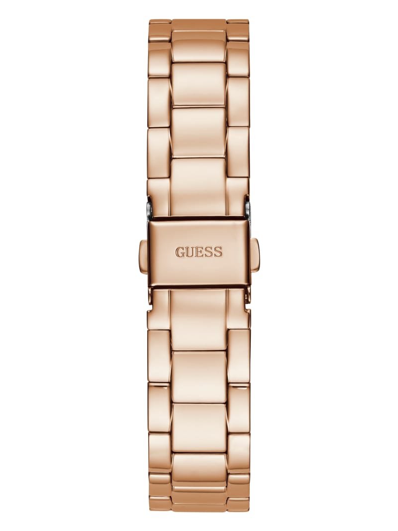 Zegarek Damskie Guess Rose Gold-Tone Analog Różowe Złote | 1670942-DQ