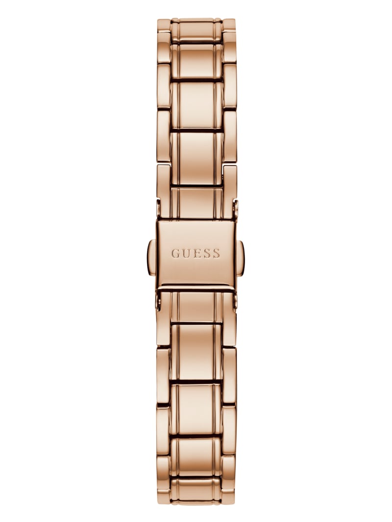 Zegarek Damskie Guess Rose Gold-Tone Analog Różowe Złote | 2509673-JL