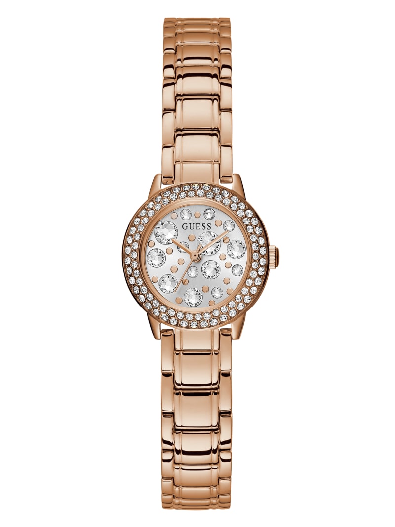 Zegarek Damskie Guess Rose Gold-Tone Analog Różowe Złote | 2509673-JL