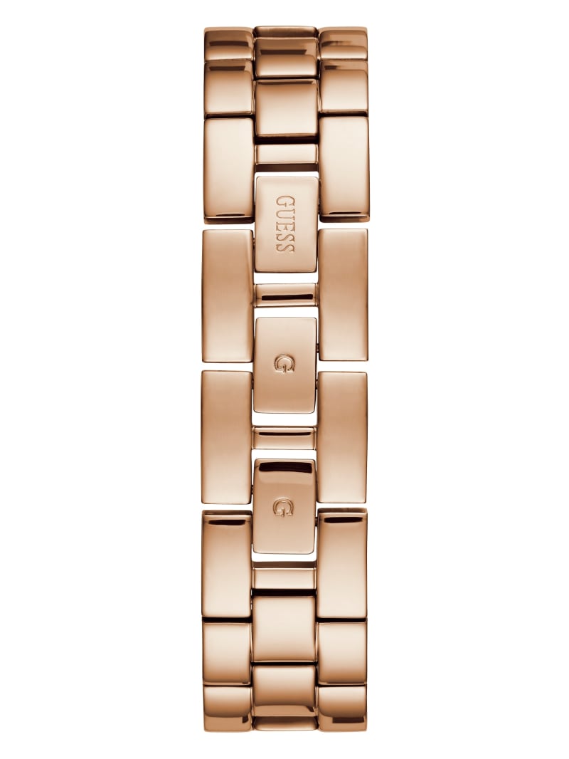 Zegarek Damskie Guess Rose Gold-Tone Crystal Bangle Analog Różowe Złote | 8237519-PT