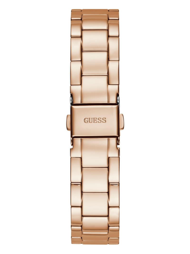 Zegarek Damskie Guess Rose Gold-Tone Heart Analog Różowe Złote | 1859230-BN