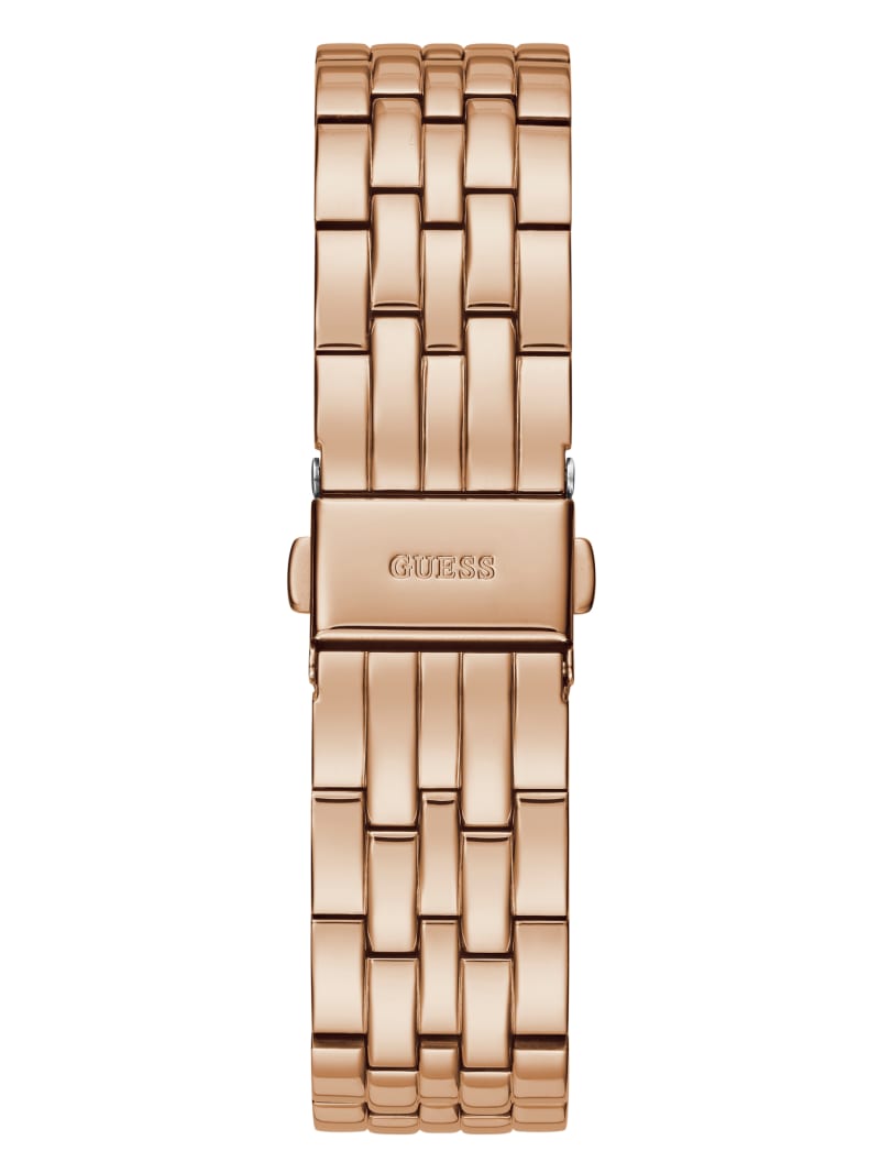 Zegarek Damskie Guess Rose Gold-Tone Rhinestone Analog Miedź | 7645283-VC